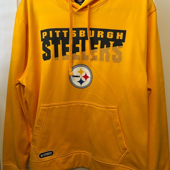 Men's New Era NFL Steelers Hooded Sweatshirt - Size Large - Picture 9 of 9